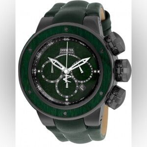Invicta 52mm Sea Dragon Emerald Green Big Men's Watch Chrono
